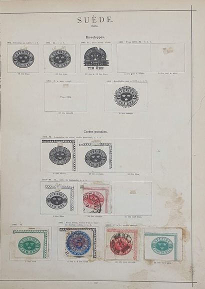 null Une collection monde entier dans une reliure Yvert, France et Etats Unis très...