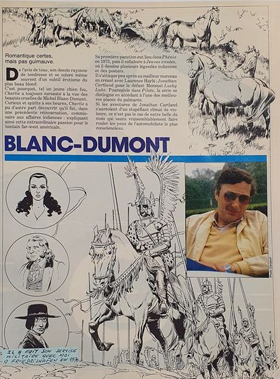 null [BANDE DESSINEE]

BLANC-DUMONT Michel (né en 1948)

Ensemble de 7 croquis de...