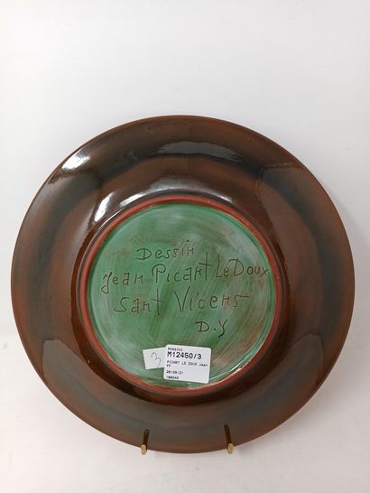 null PICART LE DOUX Jean (1902-1982)

Glazed ceramic plate decorated with a stylized...