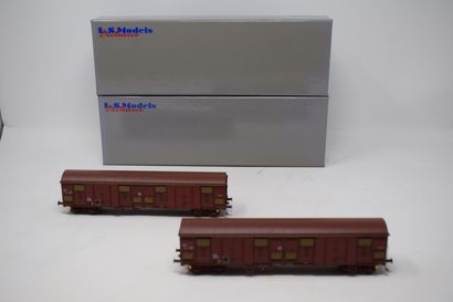 null EPM PRODUCTIONS - LS MODELS : Motrice de manoeuvre SNCF Y 6453 - wagon couvert...
