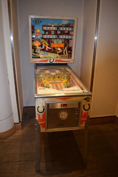 null Pinball machine "Bronco", 1977, very good condition