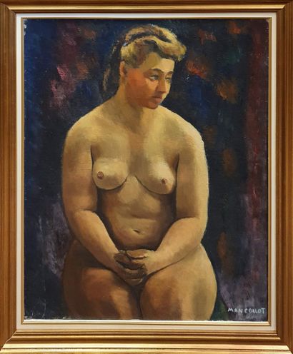 null MAN COLLOT (1903-1962)

Nu féminin, 1986 (?)

Huile sur toile signée en bas...