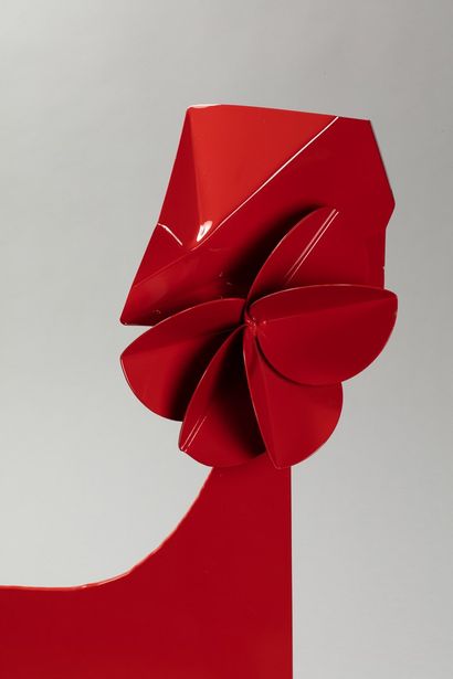 null MALTIER Dominique, né en 1954

Sans titre rouge 

sculpture en métal découpé,...