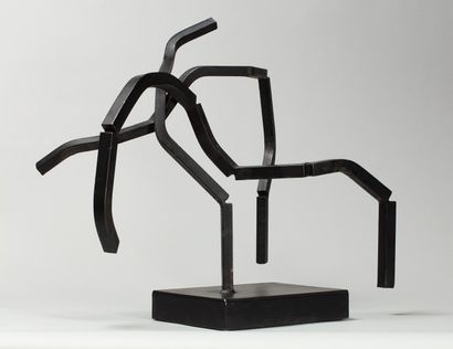 null MALTIER Dominique, né en 1954

Sans titre noir 

sculpture en métal découpé,...