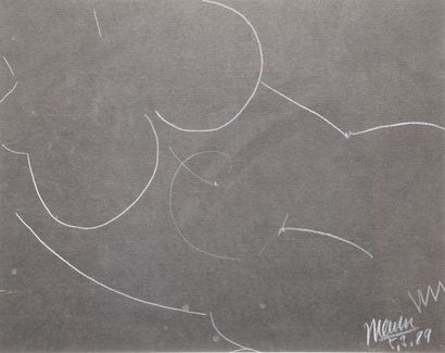null MENTOR Blasco (1919-2003)

Allongée, seins nus, 5.3.89

Crayon blanc sur papier...