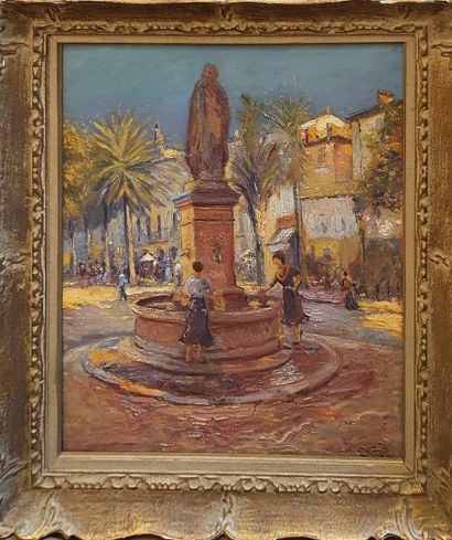 null OFFAND Dominique (1869-?)

La fontaine de la mairie, Sanary

Huile sur toile...