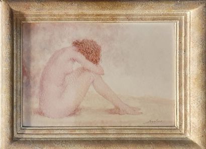 null BOULIER Lucien (1882-1963)

Nude 

Oil on cardboard, signed lower right

24.5...