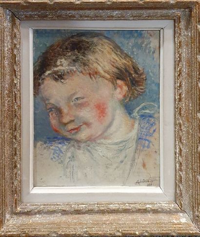 null JANNIOT Alfred Auguste (1889-1969) 

Portrait de fillette, 1945

Huile sur panneau,...