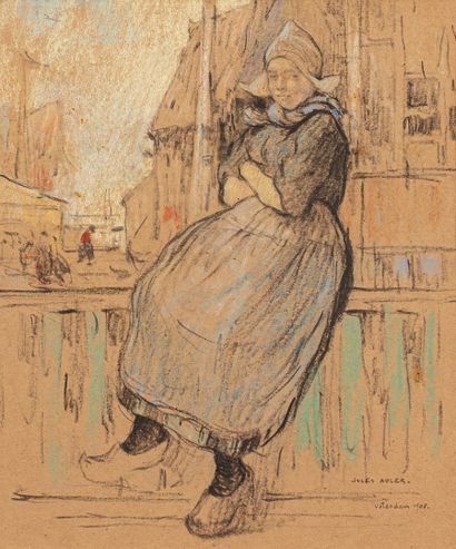 null ADLER Jules, 1865-1952

Dutchwoman at the Railing, Volendam, 1906

pastel on...