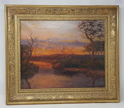 null SERREPUY J. (XX)

sunset 

Oil on canvas signed lower right

accident 

H. 38...