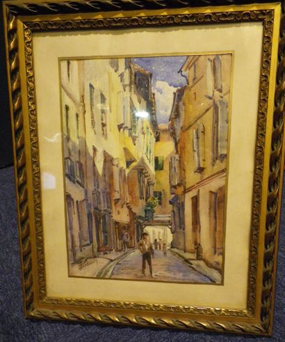 null IMPORTANT SET OF FRAMED PIECES :



AQUARELLES :

- I. ROSENSTOCK (1880-1956),...