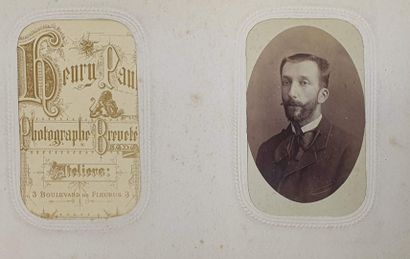 null Album familial de photographies fin XIXe et début XXe. 84 cartes photos majoritairement...