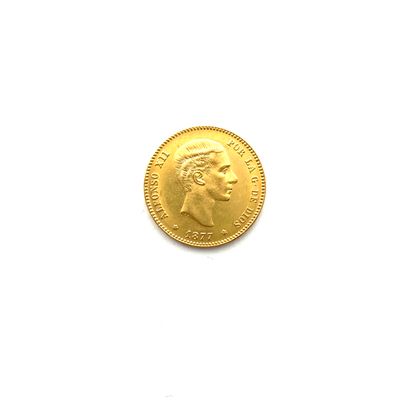 null SPAIN - Alphone XII

25 pesetas gold 1877

Friedberg : 342

TTB to SUP