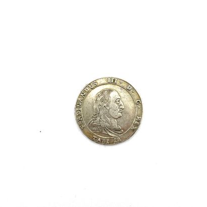 null ITALY - Sicily - Ferdinand III 

Twelve silver Tari 1810

K.M. 245 

TTB