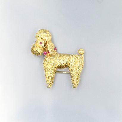 null VAN CLEEF & ARPELS

Clip en or jaune 18K (750) ciselé figurant un caniche, le...