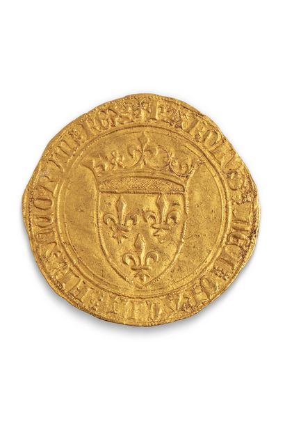 null FRANCE - Charles VI (1380-1422)

Ecu d'or, 3ème émission, point plein 13e à...