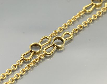 null HERMES Paris

18K (750) yellow gold sautoir chain with openwork knot set with...
