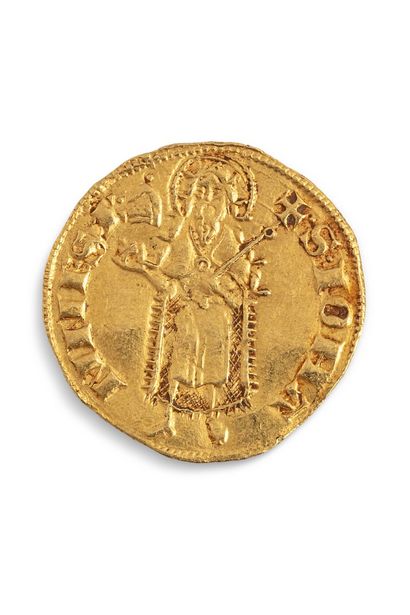null FRANCE - Orange - Raymond IV (1340-1393)

Gold florin to the Saint Jean 

Bucket...