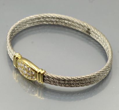 null FRED Paris

Force 10 bracelet in 18K (750) yellow gold and steel, the clasp...