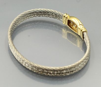 null FRED Paris

Force 10 bracelet in 18K (750) yellow gold and steel, the clasp...