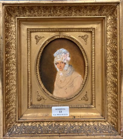 null FRENCH SCHOOL First half of the 19th century

	

Portrait of a woman with a...