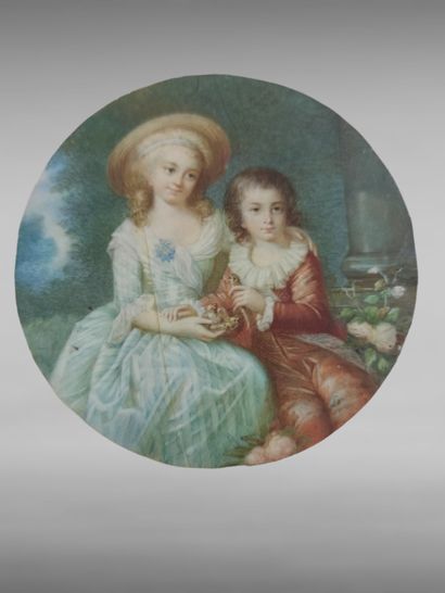  VIGEE LE BRUN Elisabeth Louise (D'après) 
1755 - 1842 
 
Portrait de Marie-Thérèse-Charlotte...