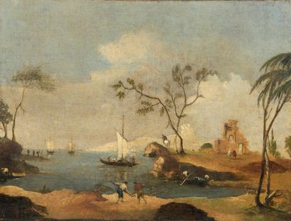 null GUARDI Francesco (Ecole de)

Venise 1712 - 1793



Vue de la lagune avec tour...