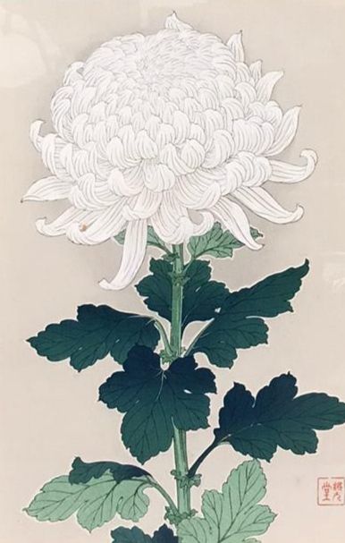 null Ohara Koson (1877-1945):

Oban tate-e, représentant des lys et papillons. 

Signé...