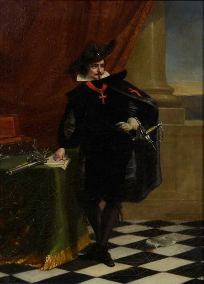  19th century FRENCH SCHOOL 
	 
Portrait of a Master of the Order of Christ of Portugal,...