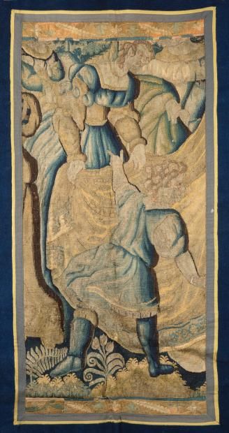 Fragment of a tapestry

Page and dame d'atour...