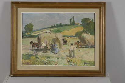 null SIMON Lucien, 1861-1945

Hay Picking

oil on canvas (accidents and missing,...