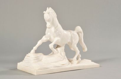 null DE FAYKOD Maria, XXth-XXIst

White horse

sculpture in partially polished white...