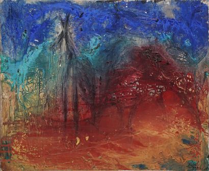 null TSINGOS Thanos, 1914-1965

Sans titre rouge et bleu, 1955

huile sur toile (soulèvements...