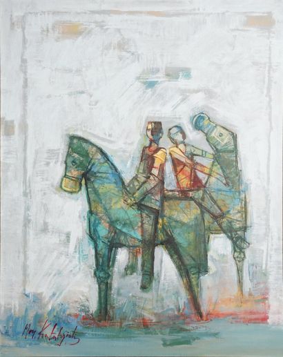 null 
KATAFIGIOTIS Menelaos, 1926-1997




Young riders




huile sur toile




signée...