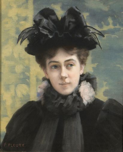 null FLEURY Fanny Laurent, 1848-1920/40

Élégante au chapeau noir

pastel sur toile...