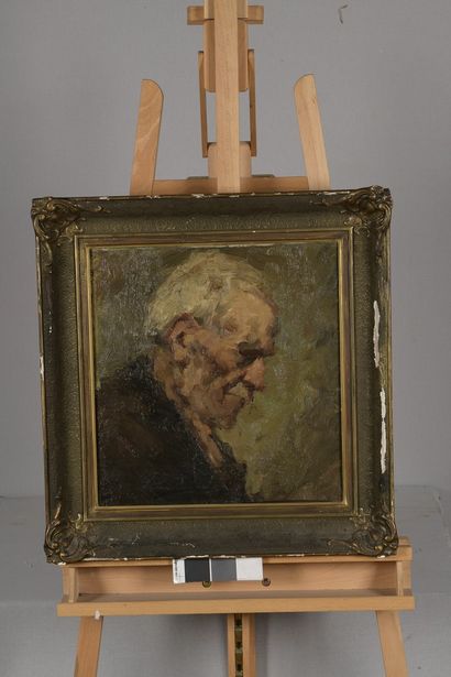 null VIKATOS Spiros, 1878-1960

Old man in profile

oil on canvas (cracks)

signed...