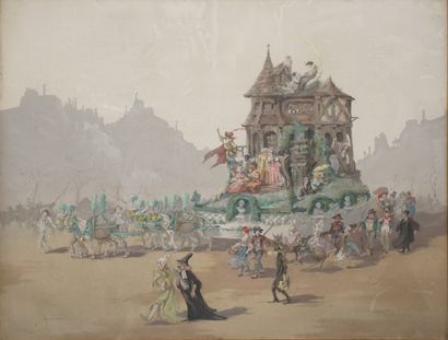 MORIN Louis, 1855-1938

Char au carnaval

huile...