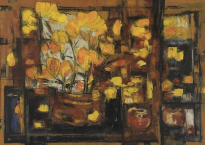 null NATSI Clio, born in 1929

Yellow flowers and apples

oil on canvas

unsigned

70...