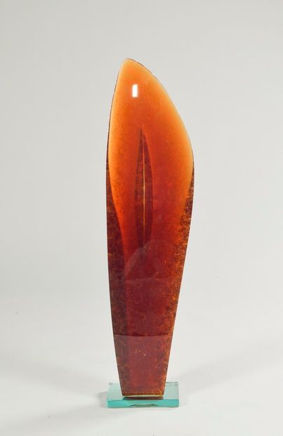 null VASICEK Ales, né en 1947

Red Star, 2004

sculpture en verre rouge-orangé sur...