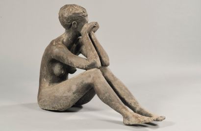 null MORELLE Anne Sophie, born in 1962

Seated nude

bronze with brown patina shaded...