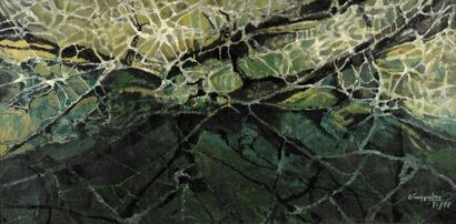 null GEORGIADIS Omiros, 1912-1976

Sans titre vert, 71/77

huile sur toile (fines...