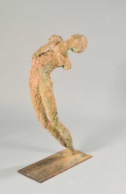 null MORELLE Anne Sophie, born 1962

Élan, 2005

bronze with green patina shaded...