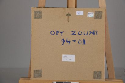 null ZOUNI Opy, 1941-2008

Blue door, 94-01

acrylique sur panneau d’aggloméré

signé...