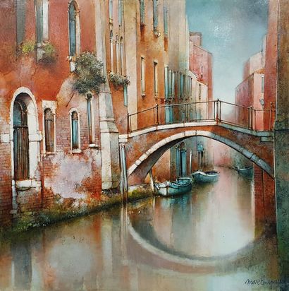 null CHAPAUD Marc, born in 1941

Canal in Venice

oil on canvas

signed lower right,...