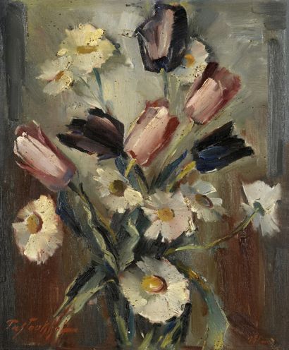 null PASTOUKHOFF Boris, 1894-1974

Tulipes et marguerites, 1961

huile sur toile...