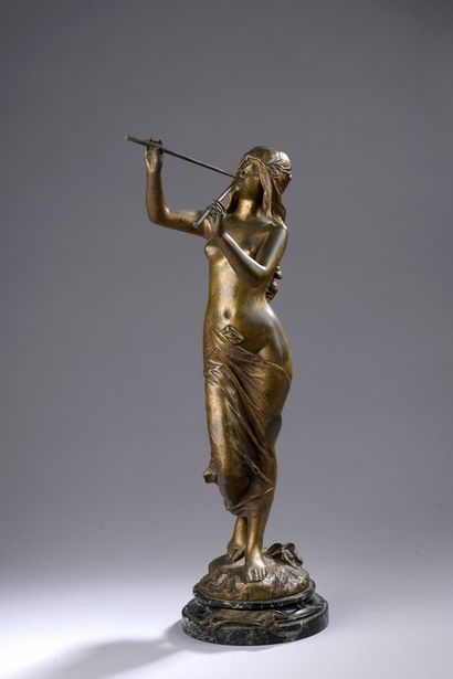 null DROUOT Édouard, 1859-1945

Muse of the woods

bronze with medal patina on a...