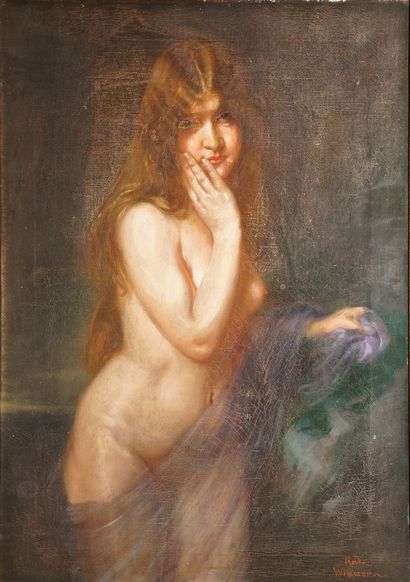 null WIMMER Rudolf, 1849-1915

Bather

oil on canvas (traces of cracks, small restorations)

signed...