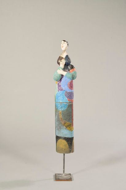 null CAPRON Roger, attributed to

Blue colors

sculpture in raku, glazed polychrome...
