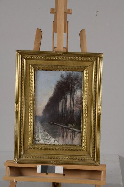 null PANTAZIS Pericles, 1849-1884

Towpath in Winter

oil on canvas (restorations,...