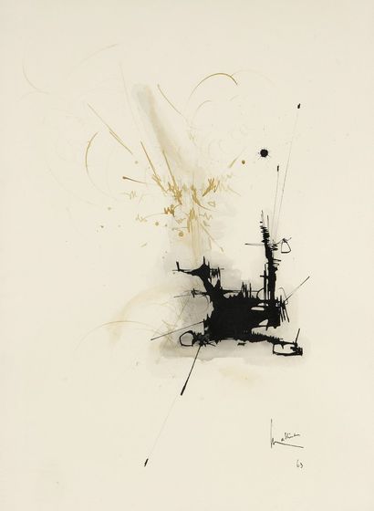 null MATHIEU Georges, 1921-2012

Untitled, 1963

Indian ink and watercolor on Arches...